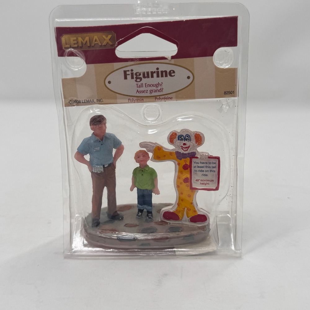 Lemax Figurines Tall Enough Clown carnival figurine t Park‎ polyresin  82501
